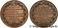 FRANKREICH Médaille, Maison de retraite Chardon-Lagache SECOND EMPIRE 1863 (67,5mm, 139,86g, 12h) -