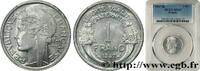 FRANKREICH 1 franc Morlon, légère VIERTE FRANZOSISCHE REPUBLIK Beaumont-Le-Roger 1947 (23mm, 1,30g, 6h) -
