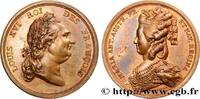 FRANKREICH Médaille, Louis XVI et Marie-Antoinette, refrappe LOUIS XVI n.d. (41,5mm, 36,36g, 12h) -