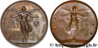 FRANKREICH Médaille, tirage uniface du revers, télégraphie él SECOND EMPIRE 1866 (73,5mm, 57,55g, 12h) -