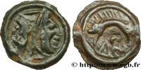 FRANKREICH Potin OYINDIA à la tête janiforme GALLIEN - BELGICA - LINGONES (Region die Langres) c. 80-50 AC. (18mm, 3,36g, 3h) -