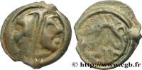 FRANKREICH Potin OYINDIA à la tête janiforme GALLIEN - BELGICA - LINGONES (Region die Langres) Langres (52) c. 80-50 AC. (17mm, 3,36g, h) -