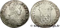 FRANKREICH Demi-écu, portrait à la mèche longue LOUIS XIV THE SUN KING Bayonne 1659 (33mm, 13,59g, 6h) -