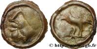 FRANKREICH Potin au corbeau CENTER, UNSPECIFIED Ier siècle avant J.-C. (18mm, 2,42g, 11h) -