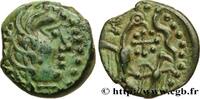 FRANKREICH Bronze “aux oiseaux et au serpent” GALLIEN - CARNUTES (Region die Beauce) Chartres (28) Ier siècle avant J.-C. (16mm, 3,33g, 3h) -
