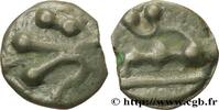 FRANKREICH Potin “au mannequin” et au taureau à gauche GALLIEN - NORDGALLIEN - ÆDUI (BIBRACTE, Region die Mont-Beuvray) Autun (71) Ier siècle avant J.-C. (16mm, 3,28g, 3h) -