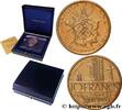 FRANKREICH Piéfort Cu-Ni-Al de 10 francs Mathieu PIÉFORTS Pessac 1975 (26mm, 20g, 6h) -