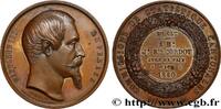 FRANKREICH Médaille de récompense, Commissions de statistique SECOND EMPIRE 1860 (50,5mm, 61,50g, 12h) -