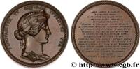 FRANKREICH Médaille, Inauguration de la rue Impériale SECOND EMPIRE 69 - Lyon 1855 (54,5mm, 82,87g, 12h) -