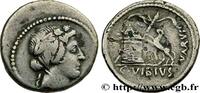 THE REPUBLIC (280 BC to 27 BC) Denier VIBIA Rome 42 AC. (18,5mm, 3,09g, 7h) -
