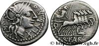 THE REPUBLIC (280 BC to 27 BC) Denier FABIA Rome ou Italie 124 AC. (18,5mm, 3,92g, 9h) -