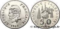 NEUKALEDONIEN Essai de 50 Francs NEUKALEDONIEN Paris 1967 (33mm, 15,09g, 6h) -