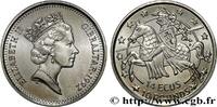 GIBRALTAR 14 Ecus - 10 Pounds Proof Elisabeth II / chevalier GIBRALTAR 1992 (30mm, 10g, 12h) -