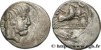 THE REPUBLIC (280 BC to 27 BC) Denier TITURIA Rome 89 AC. (19,5mm, 3,74g, 3h) -