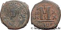 THE EMPIRE FROM ANASTASIUS TO MAURICE TIBERIUS (49 Follis MAURICIUS TIBERIUS Theoupolis (Antioche) 601-602 (27,5mm, 10,71g, 6h) -