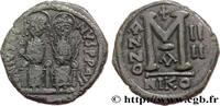 THE EMPIRE FROM ANASTASIUS TO MAURICE TIBERIUS (49 Follis JUSTINUS II und SOPHIE Nicomédie 568-569 (30mm, 14,24g, 6h) -