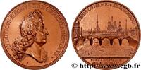 FRANKREICH Médaille, Le Pont Royal à Paris, refrappe PONTS 1685 (41mm, 156,60g, 12h) -