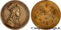 FRANKREICH Médaille uniface, Le sacre de Reims, frappe modern LOUIS XIV LE GRAND OU LE ROI SOLEIL Monnaie de Paris n.d. (71,5mm, 97,81g, 12h) -