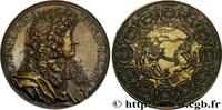 FRANKREICH Médaille, Prise de douze villes en Hollande, refra LOUIS XIV LE GRAND OU LE ROI SOLEIL Monnaie de Paris n.d. (64,5mm, 120,8g, 12h) -