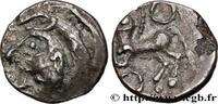 FRANKREICH Denier à la tête casquée GALLIEN - NORDGALLIEN - ÆDUI (BIBRACTE, Region die Mont-Beuvray) Autun (71) c. 80-50 AC. (13,5mm, 1,35g, 5h) -