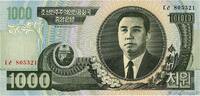 NORDKOREA 1000 Won NORDKOREA 1000 Won 2006 ST -