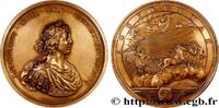 FRANKREICH Médaille, Présence assidue du roi aux conseils, re LOUIS XIV LE GRAND ou LE ROI SOLEIL Monnaie de Paris (1661) (71,5mm, 174,33g, 12h) -