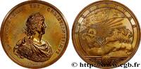 FRANKREICH Médaille, Présence assidue du roi aux conseils, re LOUIS XIV LE GRAND ou LE ROI SOLEIL Monnaie de Paris (1661)/1974 (71,5mm, 175,32g, 12h) -