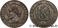FRANKREICH Cinq centimes Napoléon III, tête nue ZWEITES KAISERREICH Marseille 1855 (25mm, 4,94g, 6h) -