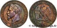 FRANKREICH Cinq centimes Napoléon III, tête laurée ZWEITES KAISERREICH Bordeaux 1863 (25mm, 4,84g, 6h) -