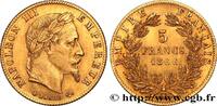 FRANKREICH 5 francs or Napoléon III, tête laurée ZWEITES KAISERREICH Strasbourg 1866 (17mm, 1,61g, 6h) -