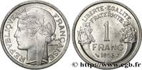FRANKREICH 1 franc Morlon, légère FUNFTE FRANZOSISCHE REPUBLIK Beaumont-Le-Roger 1958 (23mm, 1,33g, 6h) -