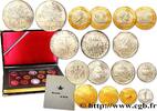 FRANKREICH Boîte Fleur de Coins FUNFTE FRANZOSISCHE REPUBLIK Paris 1989 (mm, g, h) -