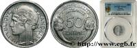 FRANKREICH 50 centimes Morlon, légère VIERTE FRANZOSISCHE REPUBLIK 1947 (18mm, 0,70g, 6h) -