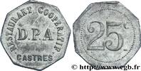 ENTREPRISES, INDUSTRIES ET COMMERCES DIVERS 25 Centimes ENTREPRISES, INDUSTRIES ET COMMERCES DIVERS Castres n.d. (25mm, 2,5g, 12h) -