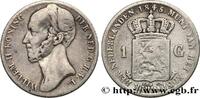 NIEDERLANDE 1 Gulden Guillaume II NIEDERLANDE Utrecht 1845 (28mm, 9,91g, 6h) -