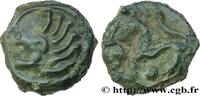 FRANKREICH Potin à la tête “d’indien” GALLIEN - SENONES (Region die Sens) Sens (89) c. avant 52 AC. (19,5mm, 5,01g, 3h) -