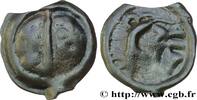 FRANKREICH Potin OYINDIA à la tête janiforme GALLIEN - BELGICA - LINGONES (Region die Langres) c. 80-50 AC. (16,5mm, 2,06g, h) -