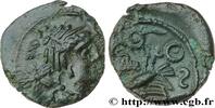 FRANKREICH Bronze “à l’aigle et au serpent” GALLIEN - CARNUTES (Region die Beauce) Chartres (28) c. avant 52 AC. (17mm, 2,85g, 9h) -