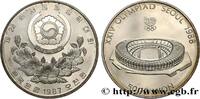 SÜKOREA 5000 Won Proof XXIV olympiade Séoul 1988 stade Oly SÜKOREA 1987 (32mm, 16,79g, 12h) -