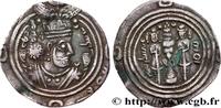 Post-hellenistic 2 (227 AD to 650 AD) Drachme SASANIEN - SASANIDISCHES KÖNIGREICH - KHUSRO II Furat-i-Mesham (PL) 615 (25,5mm, 2,36g, 9h) -