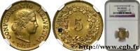 SCHWEIZ 5 Centimes (Rappen) Tête de Libertas SCHWEIZ Berne 1918 (17,17mm, 2g, 12h) -