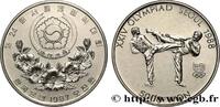 SÜKOREA 5000 Won XXIV olympiade Séoul 1988 Tae Kwon Do SÜKOREA 1987 (40mm, 16,8g, 12h) -