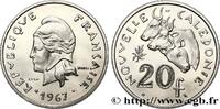 NEUKALEDONIEN Essai de 20 Francs NEUKALEDONIEN Paris 1967 (28,5mm, 10,06g, 6h) -