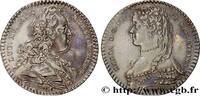 FRANKREICH Mariage avec Maria Leczinska LOUIS XV DIT LE BIEN AIMÉ n.d. (28,5mm, 7,42g, 12h) -