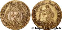 FRANKREICH HENRI III CHAMBRE DES COMPTES DU ROI 1579 (28mm, 4,62g, 6h) -