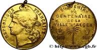 FRANKREICH Médaille, Souvenir du centenaire de la ville d’Alg ALGÉRIE - TROISIÈME RÉPUBLIQUE 1930 (38mm, 4,88g, 12h) -