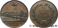 FRANKREICH Médaille, Inauguration du pont du Mont-Blanc - Gen PONTS Suisse, Genève 1862 (50,5mm, 74,48g, 12h) -