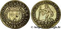 FRANKREICH HENRI III CHAMBRE DES COMPTES DU ROI 1579 (28mm, 3,73g, 6h) -