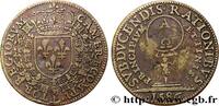 FRANKREICH HENRI III CHAMBRE DES COMPTES DU ROI 1586 (27,5mm, 5,71g, 6h) -