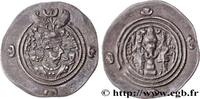 Post-hellenistic 2 (227 AD to 650 AD) Drachme SASANIEN - SASANIDISCHES KÖNIGREICH - KHUSRO II Atelier incertain c. 590-628 (32,5mm, 4,08g, 3h) -